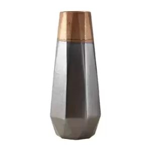 Premier Housewares Jet Metallic Vase - Small