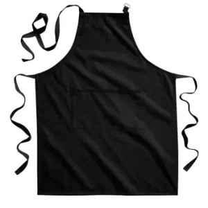 Westford Mill Adults Unisex Cotton Craft Apron (One Size) (Black)