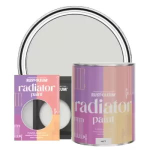 Rust-Oleum Radiator Paint, Matt Finish - Winter Grey - 750ml