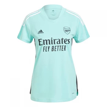 adidas Arsenal Training Shirt 2021 2022 Ladies - Mint