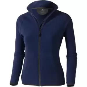 Elevate Womens/Ladies Brossard Micro Fleece (XL) (Navy)