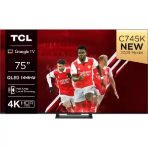 TCL 75" 75C745K Smart 4K Ultra HD QLED TV