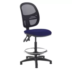 Dams MTO Jota Mesh Back Draughtsmans Chair with No Arms - Slip Grey