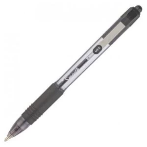 Zebra Z-Grip Smooth Ballpoint Pen Medium 1.0mm Tip 0.7mm Line Black - Pack of 12 Pens