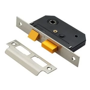 BQ Nickel Effect Bathroom Lock