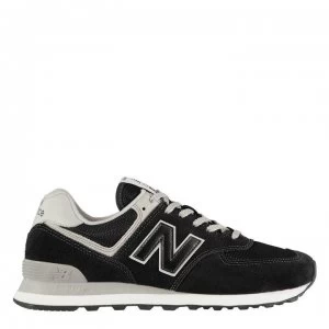 New Balance 574 Classic Trainers - Black/White