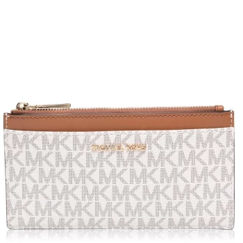 Michael Kors Jet Set Logo Print Card Holder - Vanilla/Acrn149