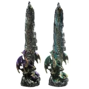 Dragon Waterfall Incense Ashcatcher (1 Random Supplied)