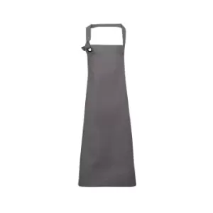 Premier Unisex Calibre Heavy Cotton Canvas Bib Apron (dark Grey)