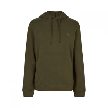 AllSaints Raven Pullover Hoodie - MARSH GREEN