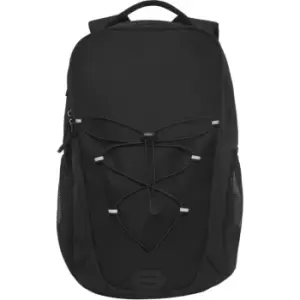 Bullet Trails Backpack (One Size) (Solid Black)