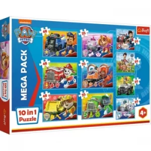 10 In 1 Paw Patrol Team Jigsaw Puzzle