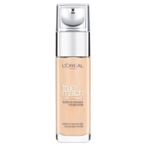 LOreal Paris True Match Foundation 3.W Golden Beige 30ml Nude