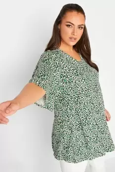 Ditsy Print Top