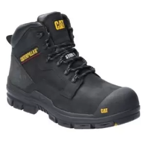 Caterpillar Mens Bearing Lace Up Safety Boot (11 UK) (Black)