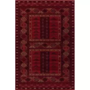 Mastercraft Kashqai 4346/300 Rug - 67x275cm, Wool - Red