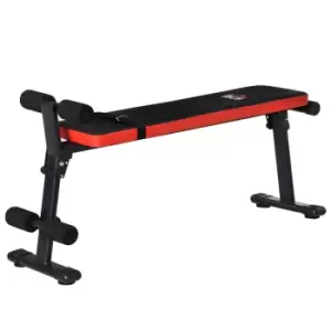 Homcom Foldable Sit Up Bench Leg Placement Adjustable Exercise Machine