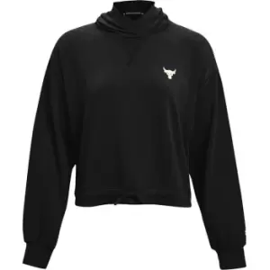 Under Armour Project Rock Terry Hoodie Womens - Black