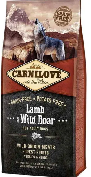 Carnilove Adult Lamb and Wild Boar Dog Food 1.5kg