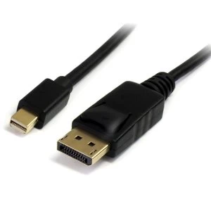 StarTech 6ft Mini DisplayPort to DisplayPort 1.2 Adapter Cable MM DisplayPort 4k