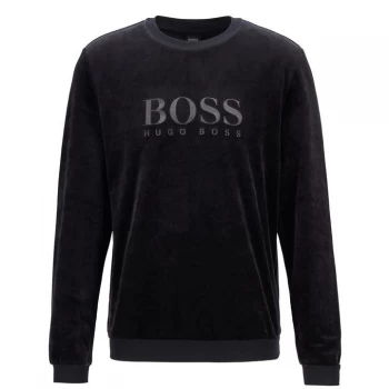 Hugo Boss Velour Sweatshirt Black Size 2XL Men