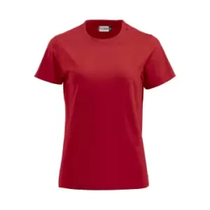 Clique Womens/Ladies Premium T-Shirt (XL) (Red)