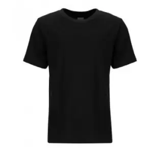 Next Level Childrens/Kids Short-Sleeved T-Shirt (11-12 Years) (Black)