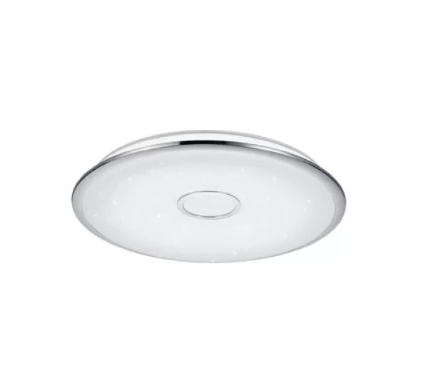 Osaka Modern Flush Ceiling Light Chrome 3000-5500K Remote control