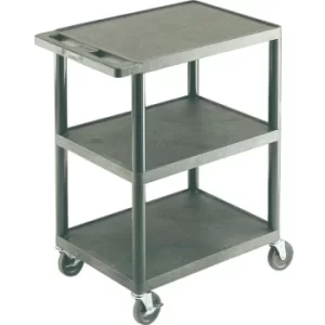 Matlock Service Trolley 3 Flat Shelves 610X458X840MM