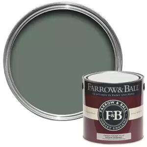 Farrow & Ball Estate Green Smoke No. 47 Eggshell Paint, 2.5L