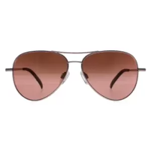 Aviator Matte Gold Mineral Polarized Drivers Brown Gradient Carrara Small