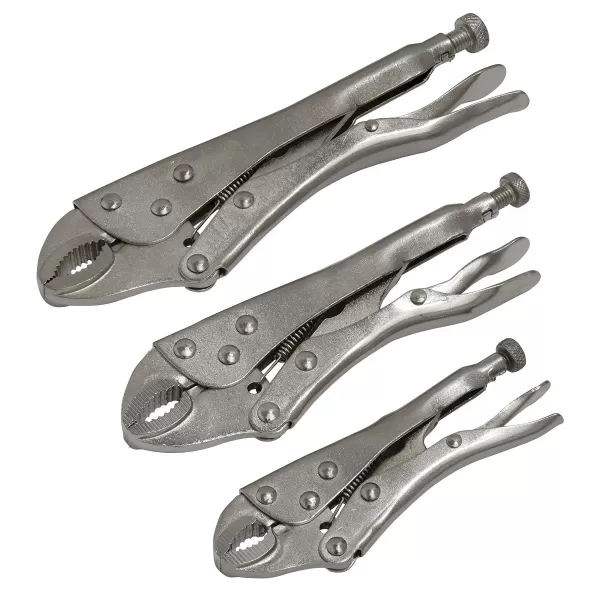 Genuine SEALEY S0463 Locking Pliers Set 3pc