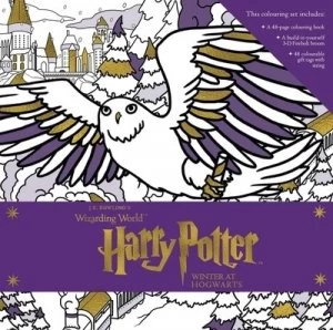 Harry Potter Winter at Hogwarts A Magical Colouring Set by Insight Editions