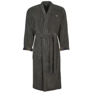 Barbour Mens Lachlan Dressing Gown Charcoal Small-Medium