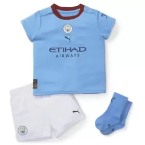 Puma Manchester City FC Home Kit 2022 2023 Baby Boys - Blue