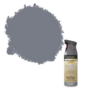 Rust-Oleum Universal Slate grey Gloss Multi-surface Spray Paint 400ml