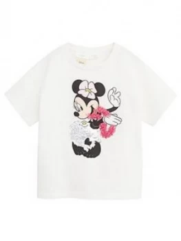 Mango Girls Minnie Mouse Tshirt - White