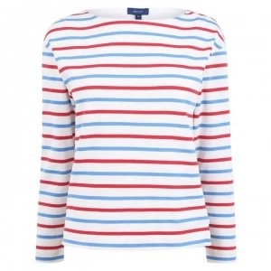 Gant Striped Boatneck Sweater - 105 Multicolour