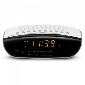 CR9971 Chronologic VI FM/MW Clock Radio - White