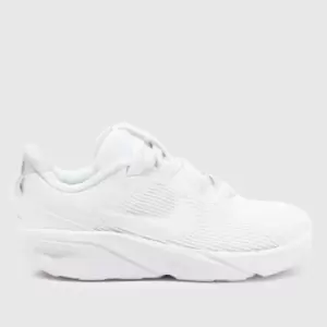 Nike White Star Runner 4 Toddler Trainers