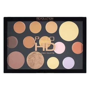 Makeup Revolution Pro HD Palette The Works Medium/Dark Multi