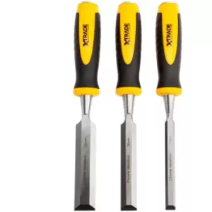 X0900007 Bevel Edge Chisel Set in Pouch (3 Piece) X0900007 - Xtrade