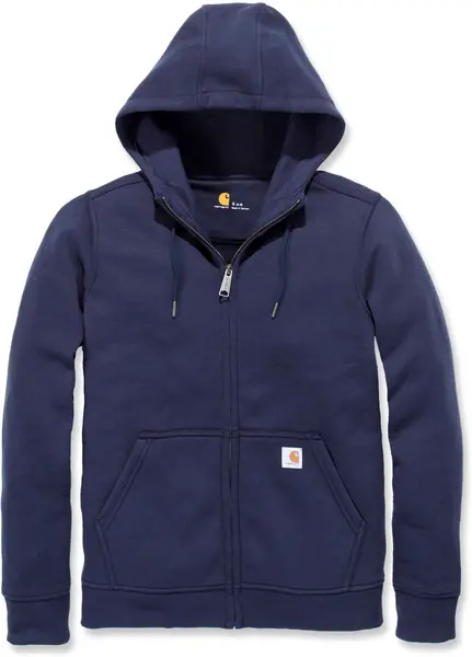 Carhartt Clarksburg Full Zip Ladies Hoodie, blue, Size L for Women