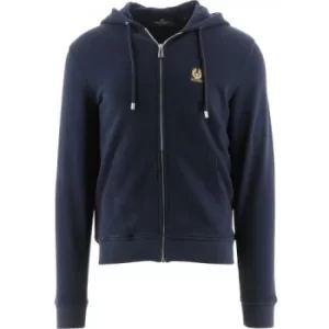 Belstaff Navy Hooded Sweatshirt