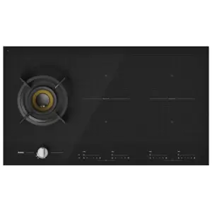 ASKO HIG1995AB Duo Fusion Hybred Gas and Induction hob - Black ceramic glass