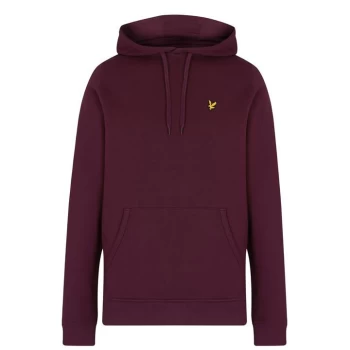 Lyle and Scott OTH Basic Logo Hoodie - Burgundy Z562