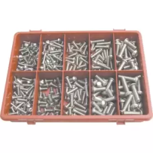 Metric Skt Button Head Screw Kit A2 AVG-310PC