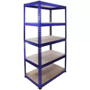 Monsterracking - Monster Racking Q-Rax Steel Storage Shelving Bays, 90cm W, 50cm D (Blue) - Blue