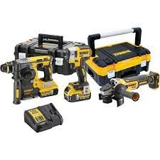 DEWALT DCK305P2T 18v XR Cordless 3 Piece Power Tool Kit 2 x 5ah Li-ion Charger Case