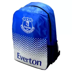 Everton FC Official Fade Crest Design Football Backpack/Rucksack (One Size) (Blue/White)